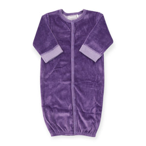 Coccoli Microstripe Velour Convertible Gown ~ Amethyst