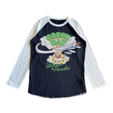 Rowdy Sprout Baby Green Day Welcome To Paradise l/s Raglan Tee ~ Vintage Black/White