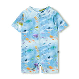 Molo Baby Neka s/s Swimsuit ~ Rainbow Sea