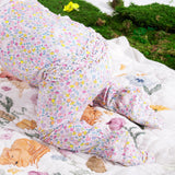 Magnetic Me Modal Ruffle Footie ~ Bunny Blossom