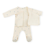 Oh Baby! Mini Sailboats Kimono Set ~ Milk/Sky