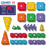 Magna-Tiles Classic & microMAGS Combo 62-Piece Set