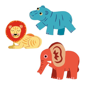 Djeco Safari Animals Baby Stickers