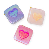 Tiny Treats Sparkling Sequin Heart Jewelry Box