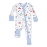 Angel Dear 2 Way Zipper Convertible Romper ~ Sailor Sea Creatures