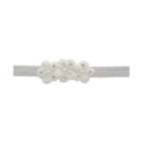 Bari Lynn Crochet Flowers on Elastic Baby Headband