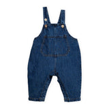 Play Up Baby Striped l/s T-Shirt & Denim Overalls Set