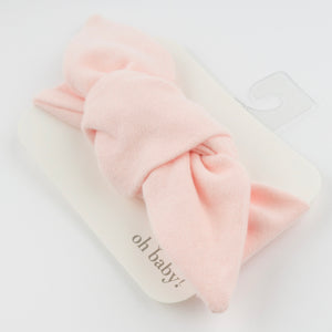 Oh Baby! Knotted Headband ~ Pale Pink