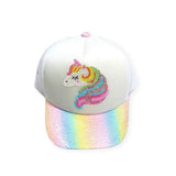 Bari Lynn Toddler Trucker Hat ~ Mermaid Galaxy/Unicorn