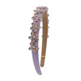 Bari Lynn Jewel Flower Thin Headband