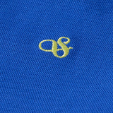 Scotch & Soda Boys Fabric-Dyed Polo ~ Harbor Blue