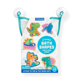 Mudpuppy Rub-a-Dub Dinos Stickable Foam Bath Shapes