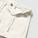 Mayoral Baby Boy Linen Bermuda Shorts ~ Cream