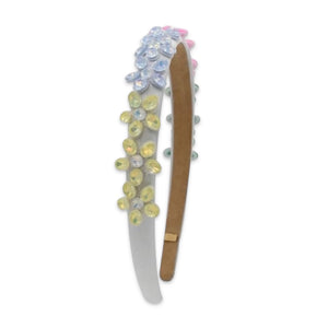 Bari Lynn Jewel Flower Thin Headband