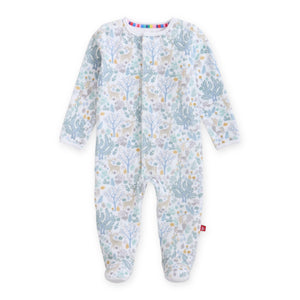 Magnetic Me Velour Footie ~ Imagine Forest
