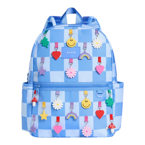 State Bags Kane Backpack ~ Charms/Blue Check