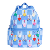State Bags Kane Backpack ~ Charms/Blue Check