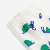 Bobo Choses Baby Funny Snail Socks ~ Off White Multi