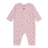 Petit Bateau l/s Floral Print Romper ~ Pink Multi
