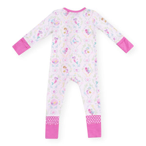 Angel Dear 2 Way Zipper Convertible Romper ~ Mermaids