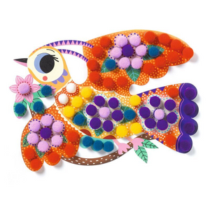 Djeco Create with Pompoms Art Set