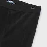Mayoral Girls Basic Velvet Leggings ~ Black