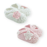Jefferies Socks Delicate Flower Crochet Bootie