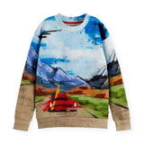 Scotch & Soda Boys Relaxed Fit Sweatshirt ~ Road Print