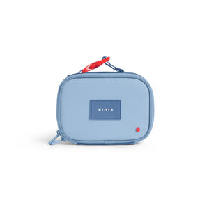 State Bags Mini Rodgers Snack Pack ~ Blue/Light Blue Colorblock