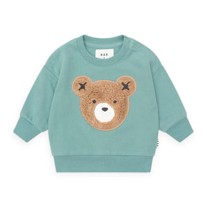 Huxbaby Furry Huxbear Sweatshirt & Sweatpants Set ~ Sprout