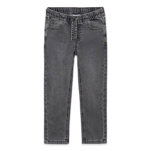 Mayoral Boys Soft Denim Joggers ~ Medium Gray