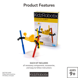 Toysmith Doodling Robot DIY STEM Science Project Kit