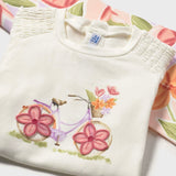 Mayoral Baby Girl Flutter Sleeve Tee & Leggings Set ~ Blossom