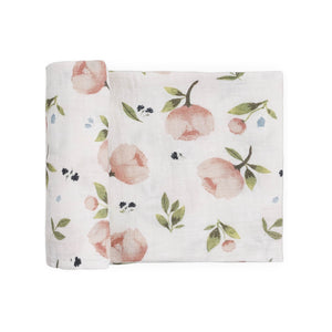 Little Unicorn Organic Cotton Muslin Swaddle ~ Watercolor Floret