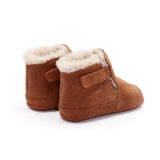 Old Soles Apres Bub Fur Lined Bootie ~ Tan Suede