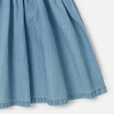 Stella McCartney Baby Girl Chambray Dress w/ Ladybug Embroidery ~ Blue