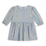 Stella McCartney Baby Girl Twill Star Swirl Print Dress w/ Bloomers ~ Blue