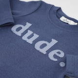 Oh Baby! Dude 2pc Set ~ Fog/Denim