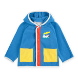 Bobo Choses Baby Choo Choo Polar Fleece Hooded Jacket ~ Blue