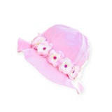 Jamie Rae Hats Stella Sun Hat ~ Candy Pink/Pink Mini Roses