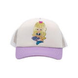 Bari Lynn Trucker Hat ~ Mermaid/Lavender