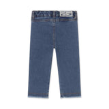 Mayoral Baby Girl Jeans w/ Embroidered Pockets ~ Dark Wash