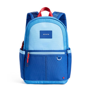 State Bags Kane Mini Backpack ~ Blue/Light Blue Colorblock