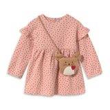 Mayoral Baby Girl Dot Print Dress w/ Mouse Bag ~ Petisui