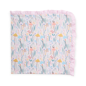Magnetic Me Modal Ruffle Blanket ~ Shroom & Bloom
