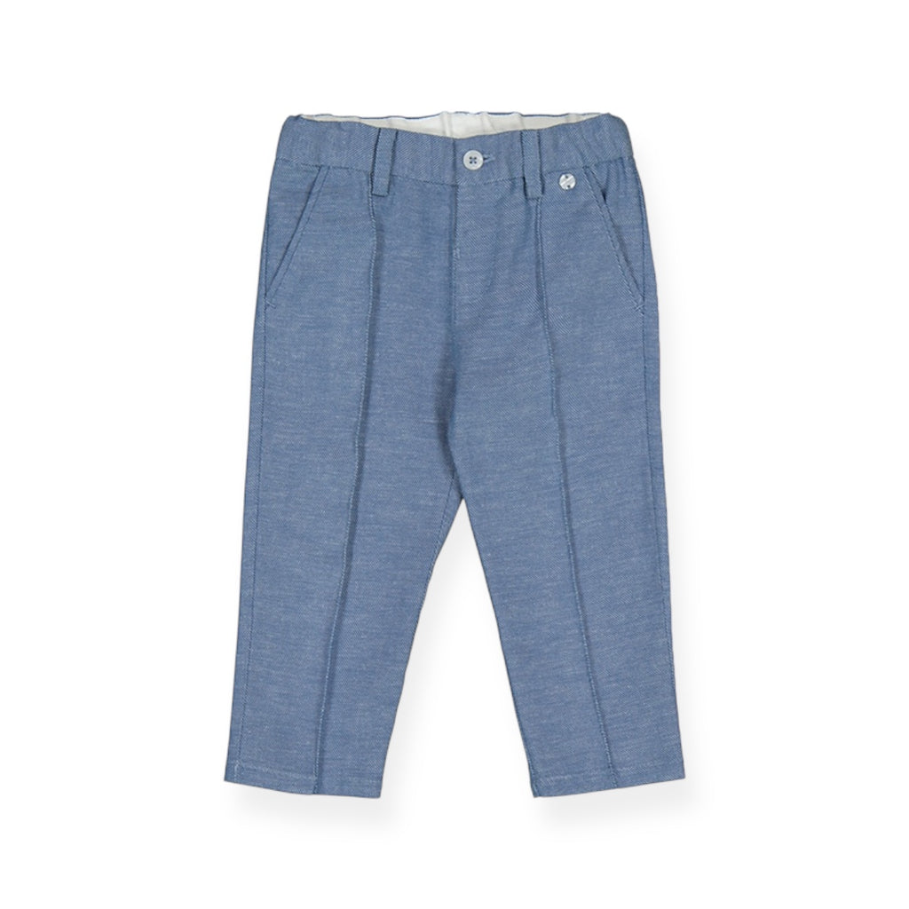 Mayoral Baby Boy Linen Blazer Dress Pants Set Blue – Born