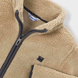 Mayoral Boys Sherpa Zip Jacket ~ Hazelnut