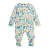 Magnetic Me Modal Convertible Romper ~ It's A Paw-ty Blue