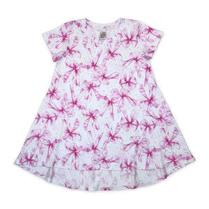 Esme s/s Hi-Lo Pj Dress ~ Tulle Bows