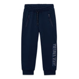 Mayoral Boys Bi-material Zip Hoodie & Sweatpants Set ~ Blue